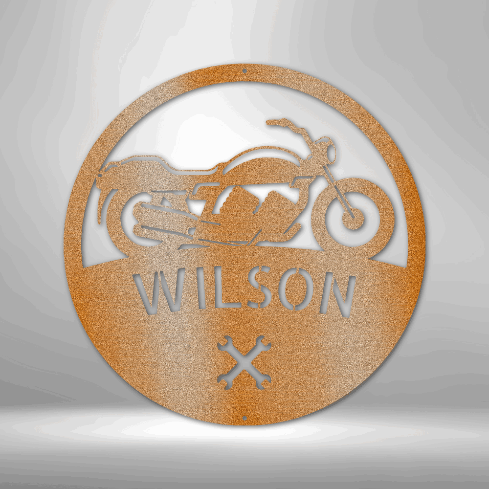 Motorcycle Master Personalized - Steel Sign - Throttle Society